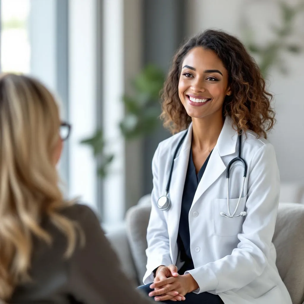 Medical professional in wellness practice